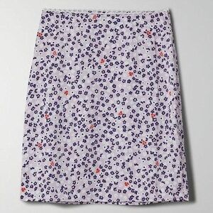 Sunday Best Floral Mini Skirt - Purple and Red